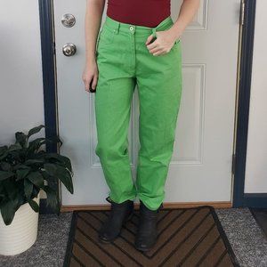 90s/00s Green High Rise Jeans‎